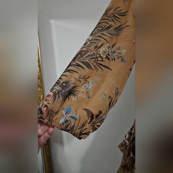 Anthropologie dRA Angeles Printed FlutterSleeve Shirtdress Multi.Size MP - Picture 8 of 16